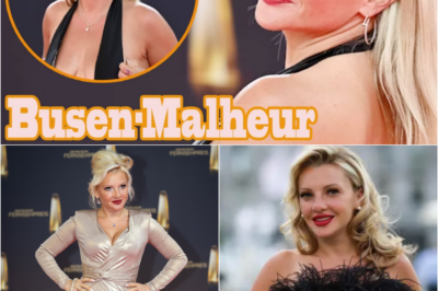 Busen-Drama beim Deutschen Fernsehpreis: Evelyn Burdecki kämpft mit gewagtem Kleider-Malheur auf dem roten Teppich