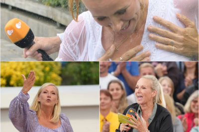 Skandal im ZDF: Andrea Kiewels nasser Auftritt im Fernsehgarten sorgt für massives Twitter-Gewitter