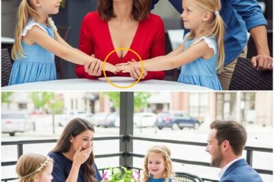 “Don’t cry, ma’am. You can borrow our single dad”— said the little twins to the lonely woman sitting DT