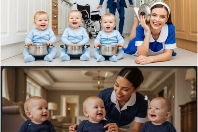 Der Millionär versteckte Kameras, um seine behinderten Drillinge zu schützen – bis er sah, was das Dienstmädchen tat. DT