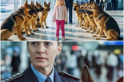 14 Polizeihunde Umzingeln Kleines Mädchen am Flughafen – Was Dann Geschah, Schockierte Alle! DT