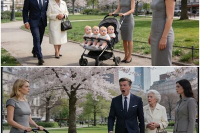 Er ahnte nichts – und plötzlich sieht er seine Ex mit vier Kindern, die wie er aussehen