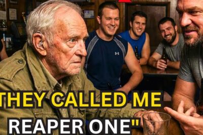 Delta-Operatoren verspotteten das Abzeichen des alten Mannes – dann salutierte ihr Oberst ihm und sagte: „Reaper One“. D