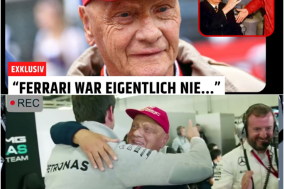 “Kurvorz  seinem Tod brach Niki Lauda endlich sein Schweigen über seine wahre Beziehung zu Enzo Ferrari“