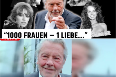 Alain Delon liebte 1000 Frauen – doch AM GRAB sagte er DAS