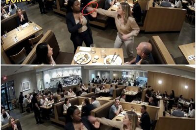 Rassistische Frau schüttet Wein über schwarze Frau – Sekunden später erfährt sie, dass diese Polizistin ist. D