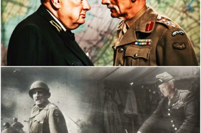 Was Montgomery sagte, nachdem Churchill ihm gesagt hatte: „Patton wäre schneller fertig gewesen“ D