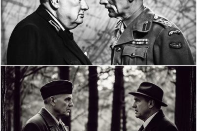 Hinter verschlossenen Türen: Was Churchill sagte, als Montgomery Patton ins Visier nahm D