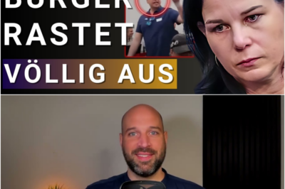 💥WUTENTBRANNTER BÜRGER wird des Saales verwiesen. Vier Bodyguards sind notwendig. BAERBOCK IN ANGST.