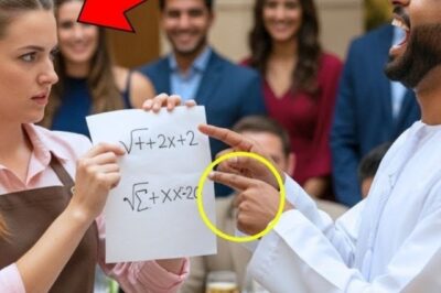 „Löse das und du bekommst 100 Millionen Dollar spottete der arabische Milliardär die Kellnerin tat’s